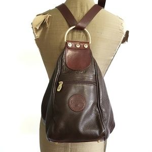 valentina leather backpack purse